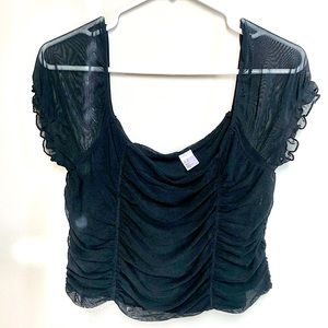 Perfect condition, never worn! Marked as a medium, fits true to size. Sheer.